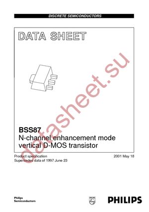 BSS87 T/R datasheet  